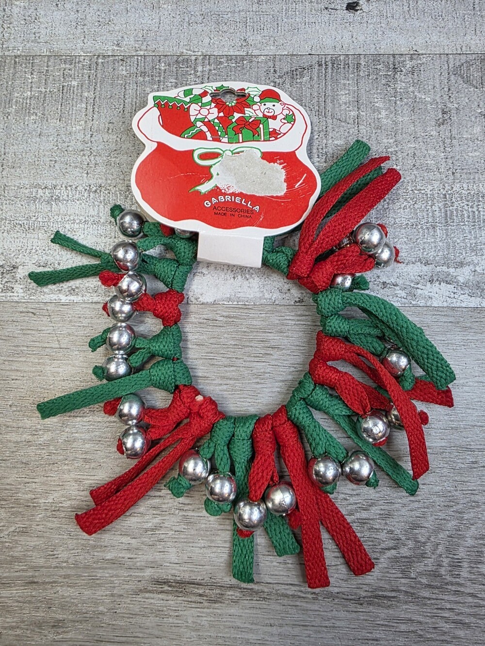 Christmas Themed Hair Tie Band for Girls Hair Accessories for Women Vtg 224b
